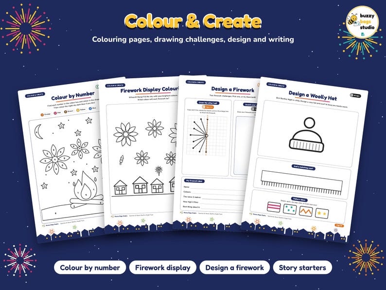 Bonfire Night Activity Pack for Kids, 50+ Printable Activities ...