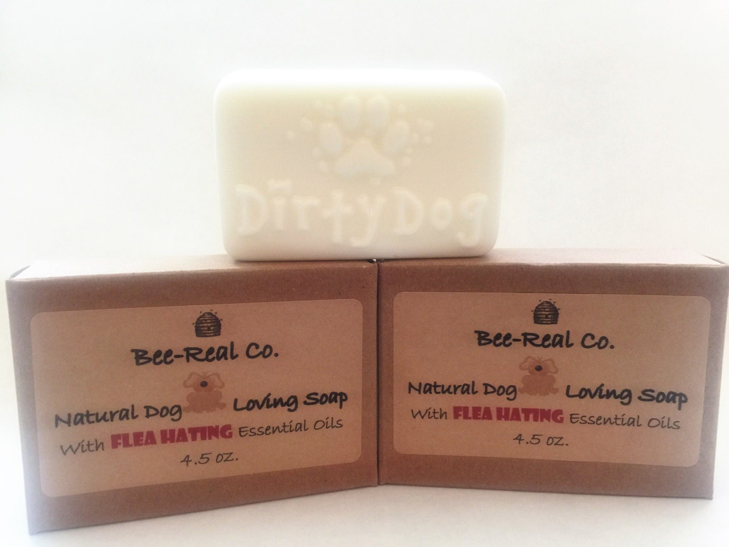 Natural Dog Loving Soap with Flea Hating Oils