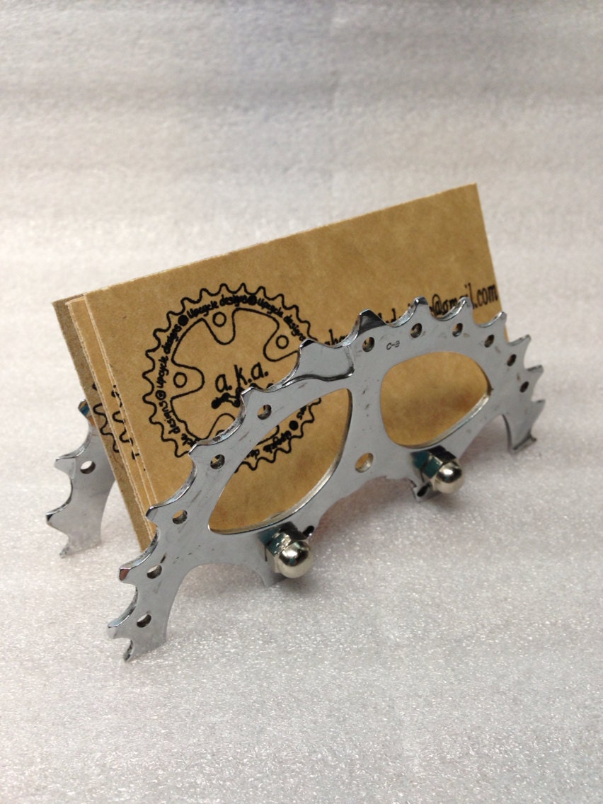 Business Card HolderUp Cycled Bike Gear Etsy