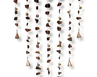 Brown Seaglass Wall Hanging - C