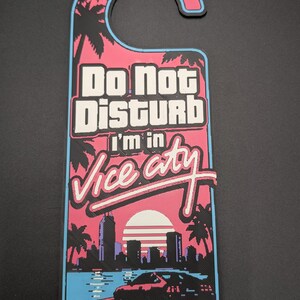 Deurhanger GTA6 Vice City Do Not Disturb
