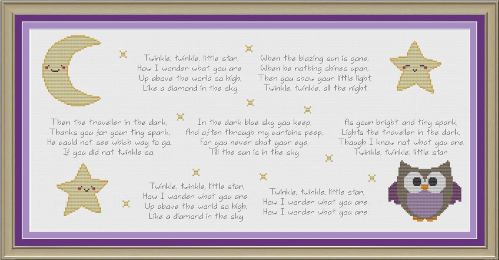 Twinkle Twinkle Little Star Text Deutsch