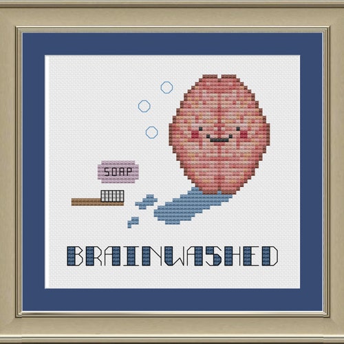 We Belung Together Cute Lung Anatomy Crossstitch Pattern Etsy