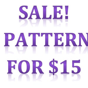 Cross-stitch pattern sale: 6 patterns for 15 dollars