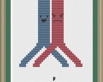 You're so vein: funny anatomy cross-stitch pattern