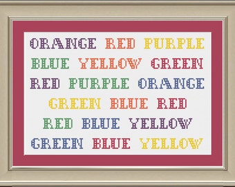 Psychology Stroop Test Coffee Mug Stroop Effect Colors Funny - Etsy