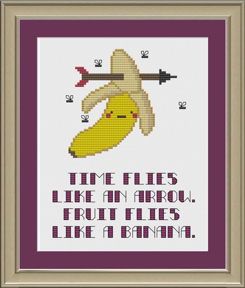 Feel like flies. Схемы вышивки крестом банан картинки. Схема вышивки банан.