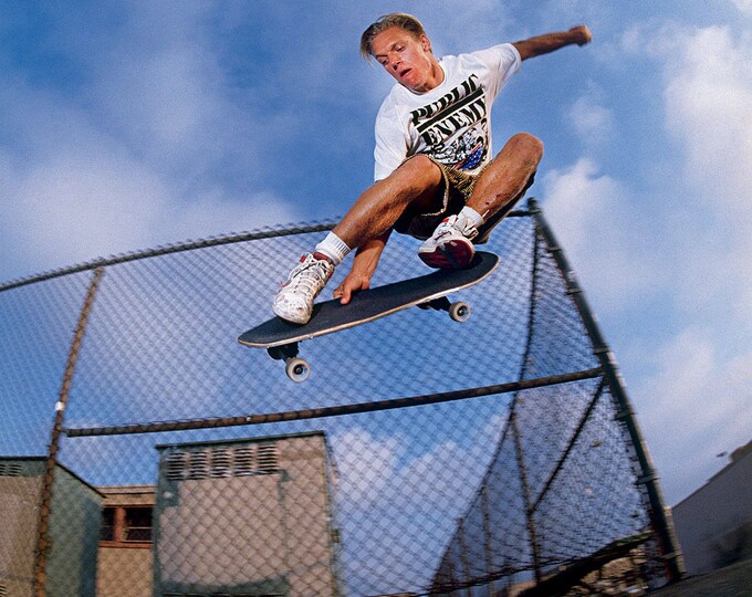 80s Skate Photo - Natas Kaupas Melonchollie - Eighties Skateboarding Photograph 18x24" Print - J Grant Brittain Skateboarding Photo