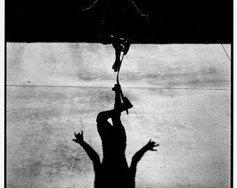 Rodney Mullen Eighties Skateboarding 18X24 Photo - Freestyle Silhouette At Del Mar Skateboard Ranch 80s Skate Photo