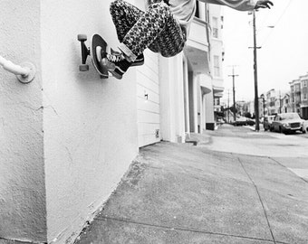 Jim Thiebaud Skateboarding Photo 18 x 24 Inch Paper - 80s Skate Photo