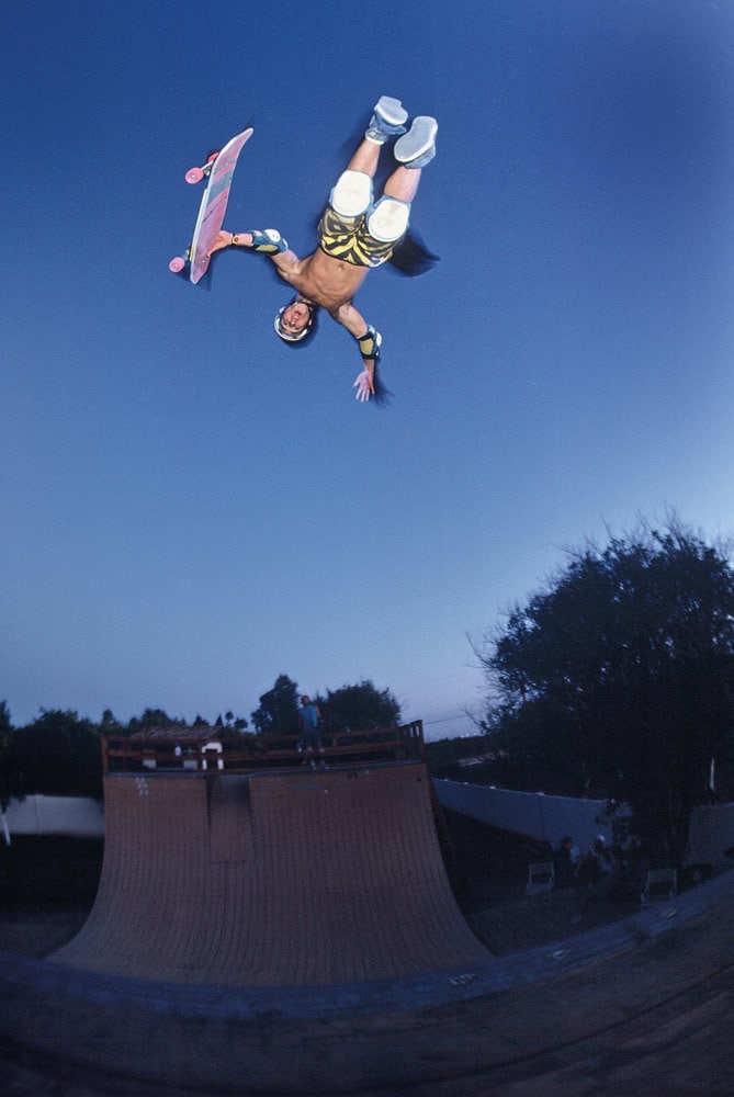 80s Skate Photo - Christian Hosoi Christ Air Eighties Skateboarding Photograph 24"X36" Print