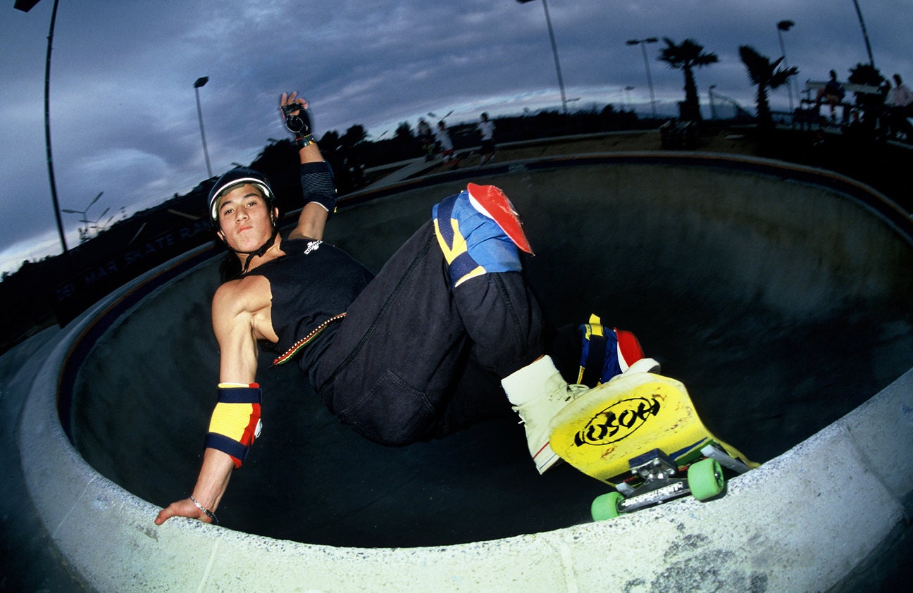 80s Skate Photo Christian Hosoi Layback Del Mar Eighties Skateboarding Photograph 18 X 24 Inch Photo Print Etsy