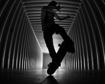 Rodney Mullen Skateboarding Photograph - Rodney Mullen 2012 Skateboard Photo - 30X40" Sports Print