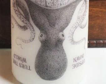 Funky Octopus Candle