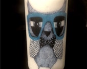 Funky Owl Candle