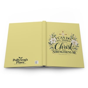 Christian Philippians 4:13 Scripture Journal, I Can Do All Things Through Christ