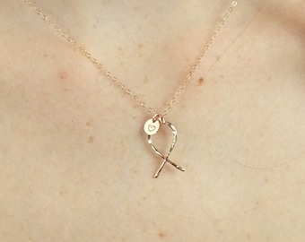SPECIAL OFFER - 14k Solid Pink Gold Breast Cancer Ribbon w/ 6mm Charm, Limited Quantity