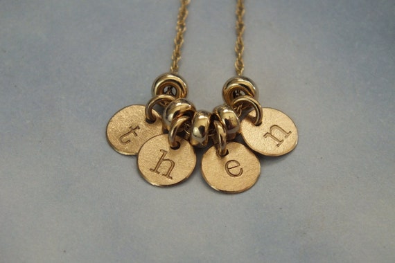 4 initial necklace outlet