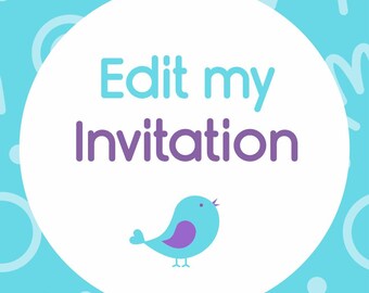 Diseño de invitaciones: Servicio de invitaciones personalizadas (archivo digital)