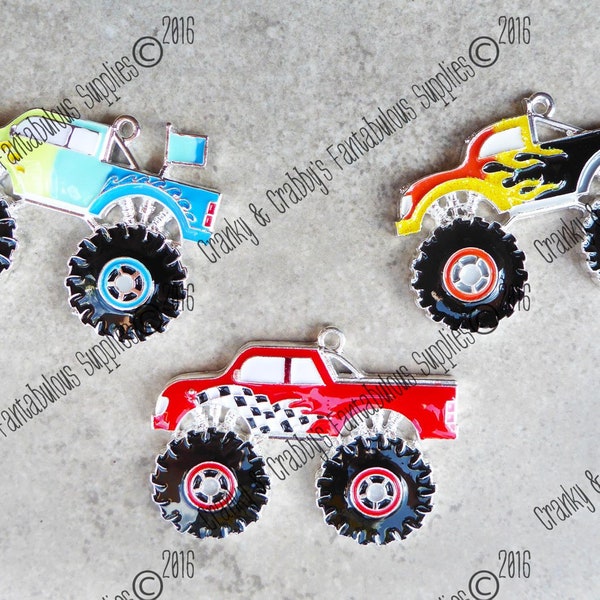 Red Truck Necklace Etsy