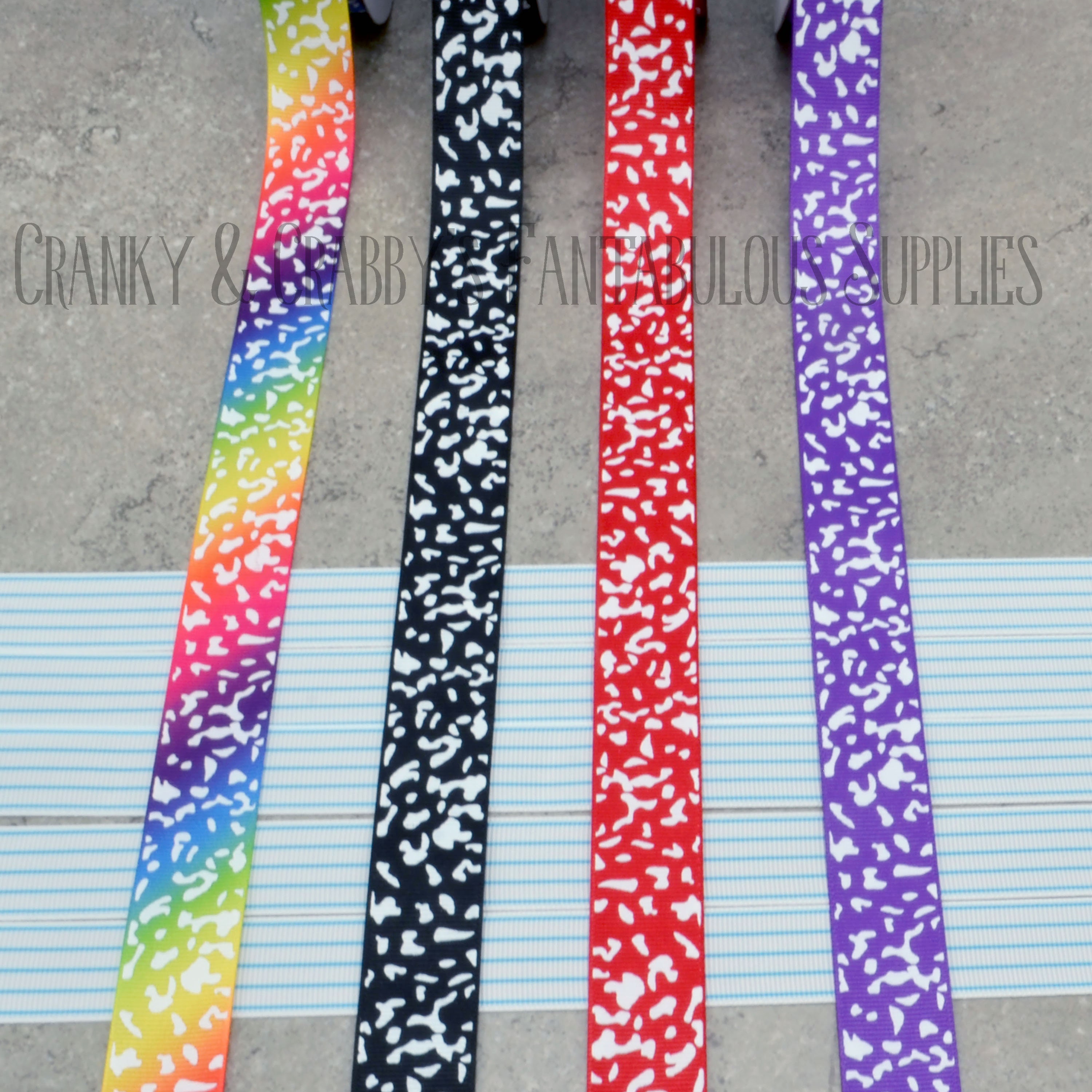 Notebook Ribbons Outside Ribbon Composition Notebook - Back to School - US Designer Printed ...