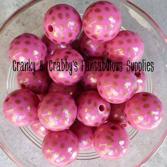 Gumball Bead Set - Breast Cancer Set Gumball Bead Set - Breast Cancer Set