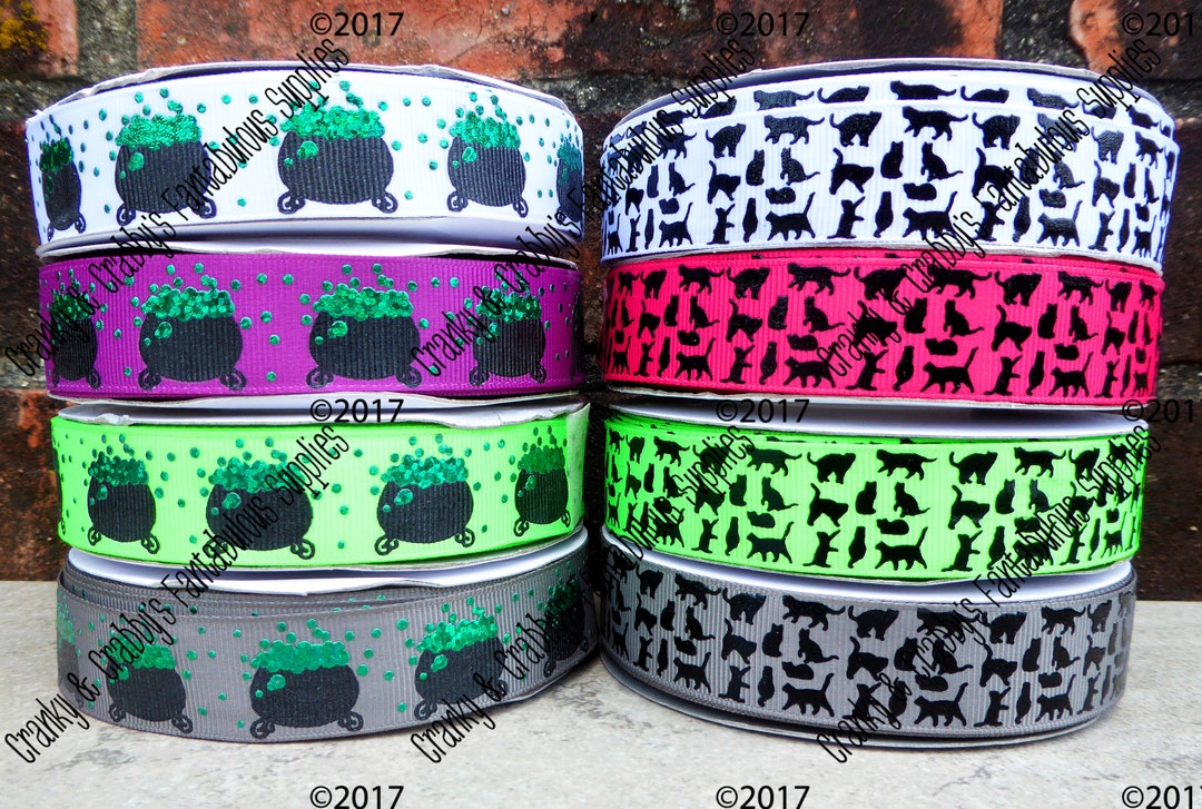 Magic Hocus Pocus Ribbon - US Designer Printed Ribbon - Horror - Hocus ...