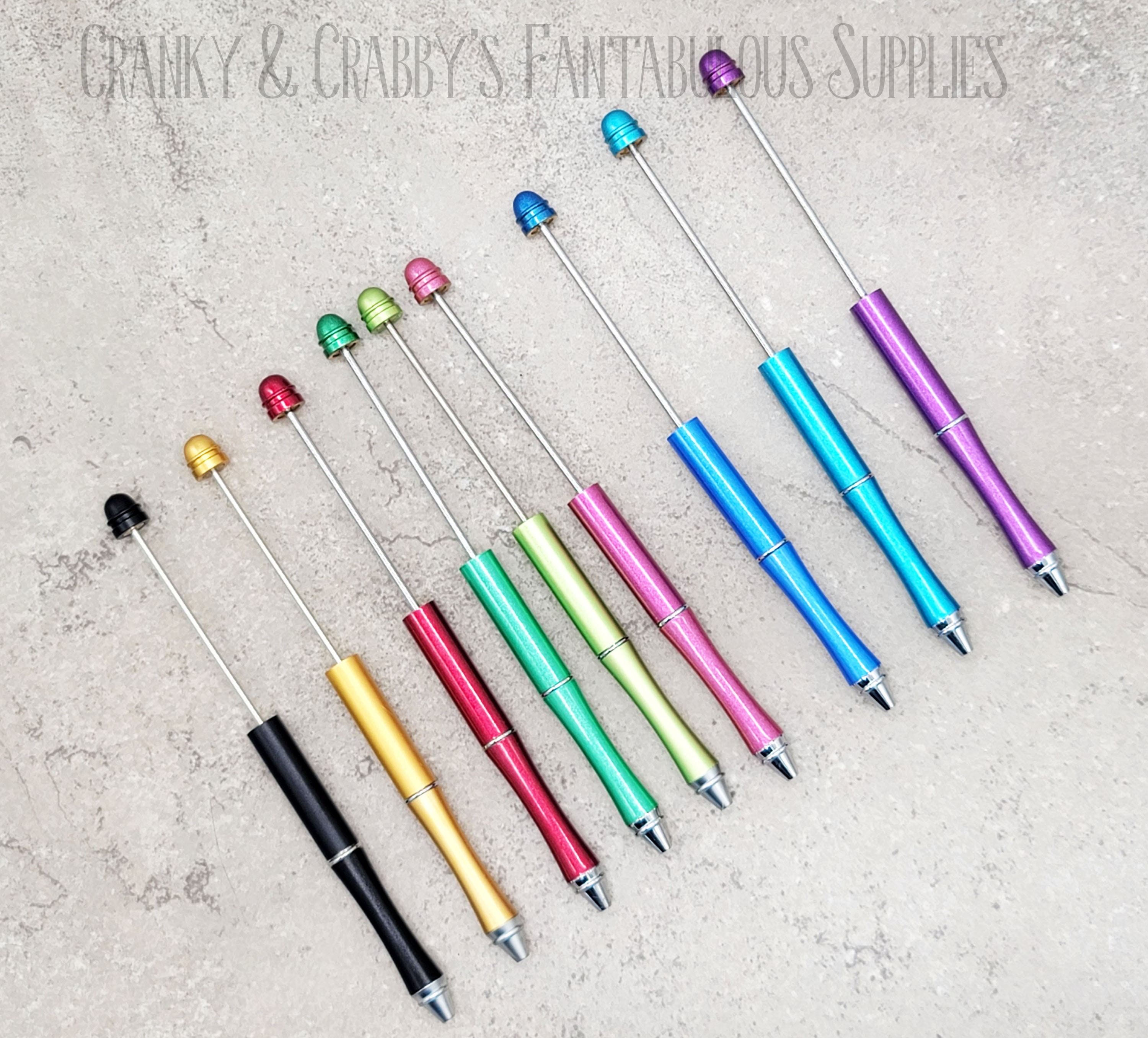 Metal Beadable Pen/beadable Pens/add-a-bead Pens 1 Pen 