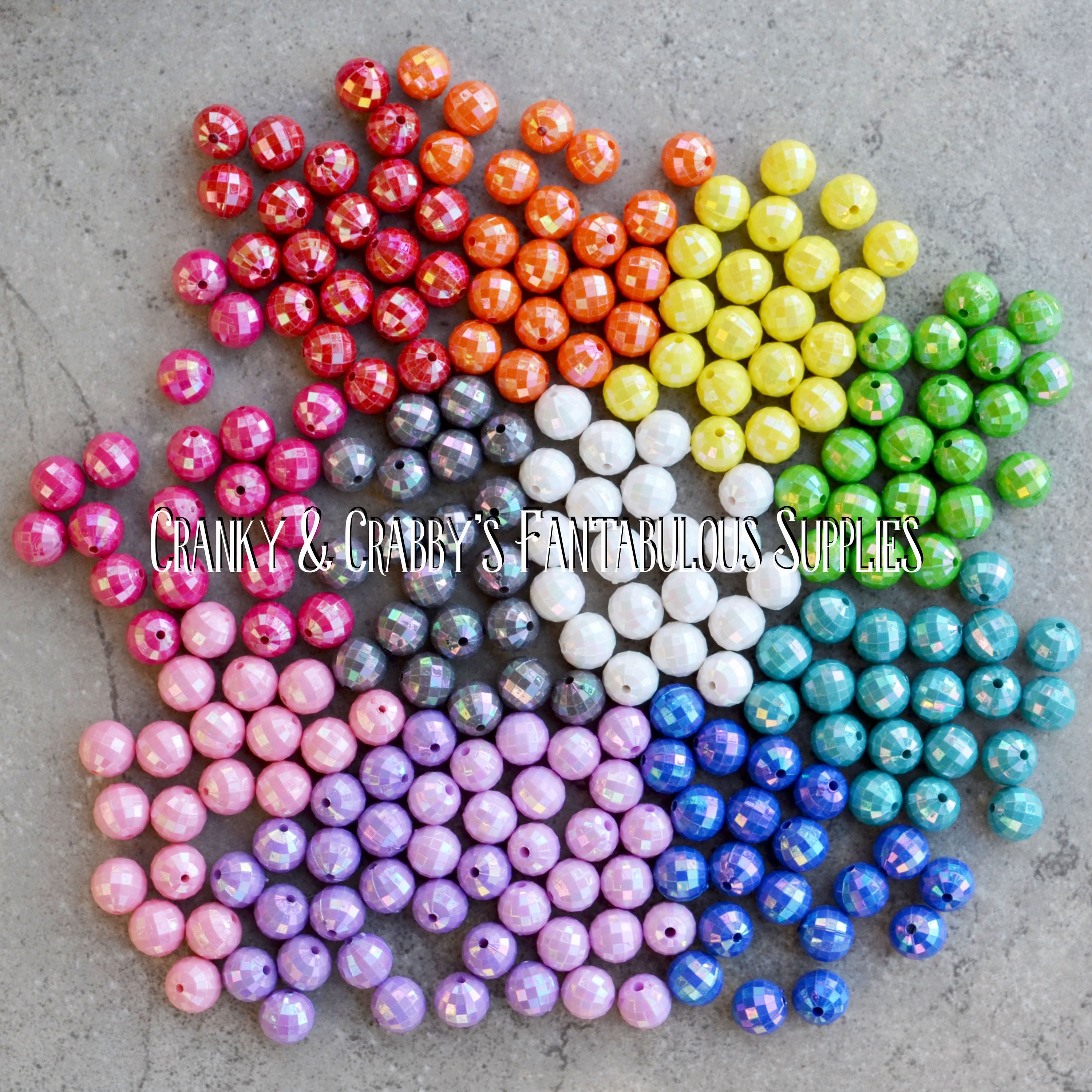 hildie & Jo 12mm Bright Multicolored Silicone Beads 12pc - Beads by Type - Beads & Jewelry Making