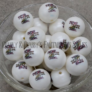 BOGO LESS thanPERFECT 20 mm Music Soothes The Soul Print Beads - Band Song Musical - Set om 10 (set om 20 vid köp 1 få 1 gratis)