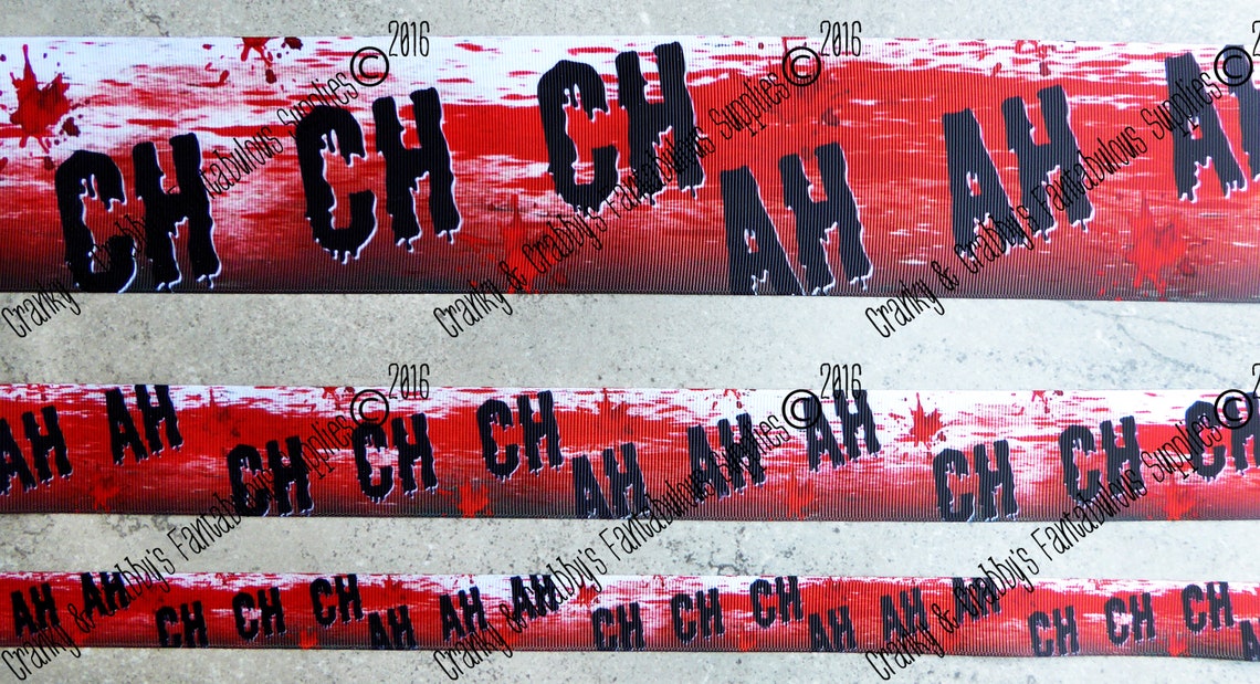 Ch-ch-ch-ah-ah-ah Horror Show Movie Ribbon US Designer - Etsy Norway