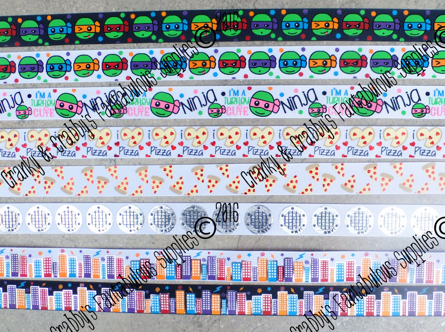 7/8 Ninja Inspired Turtle 2 Colors Glitter Foil - Etsy