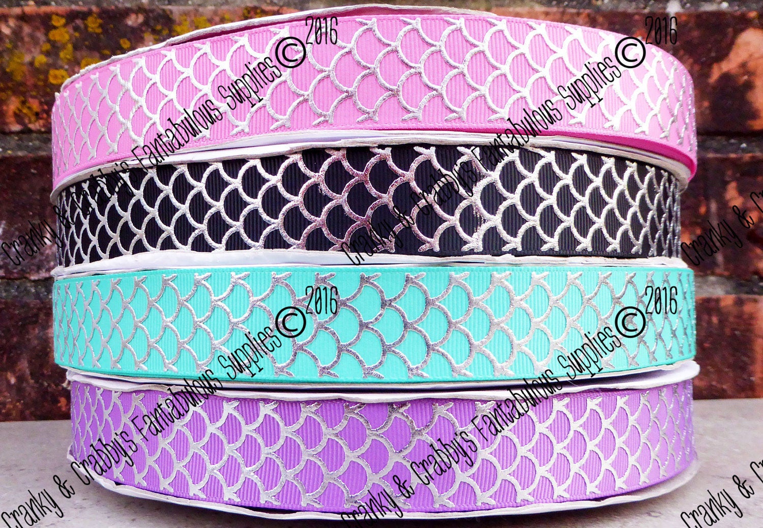 Mermaid Scale Ribbon Little Mermaid Dragon Scale Ribbon Etsy