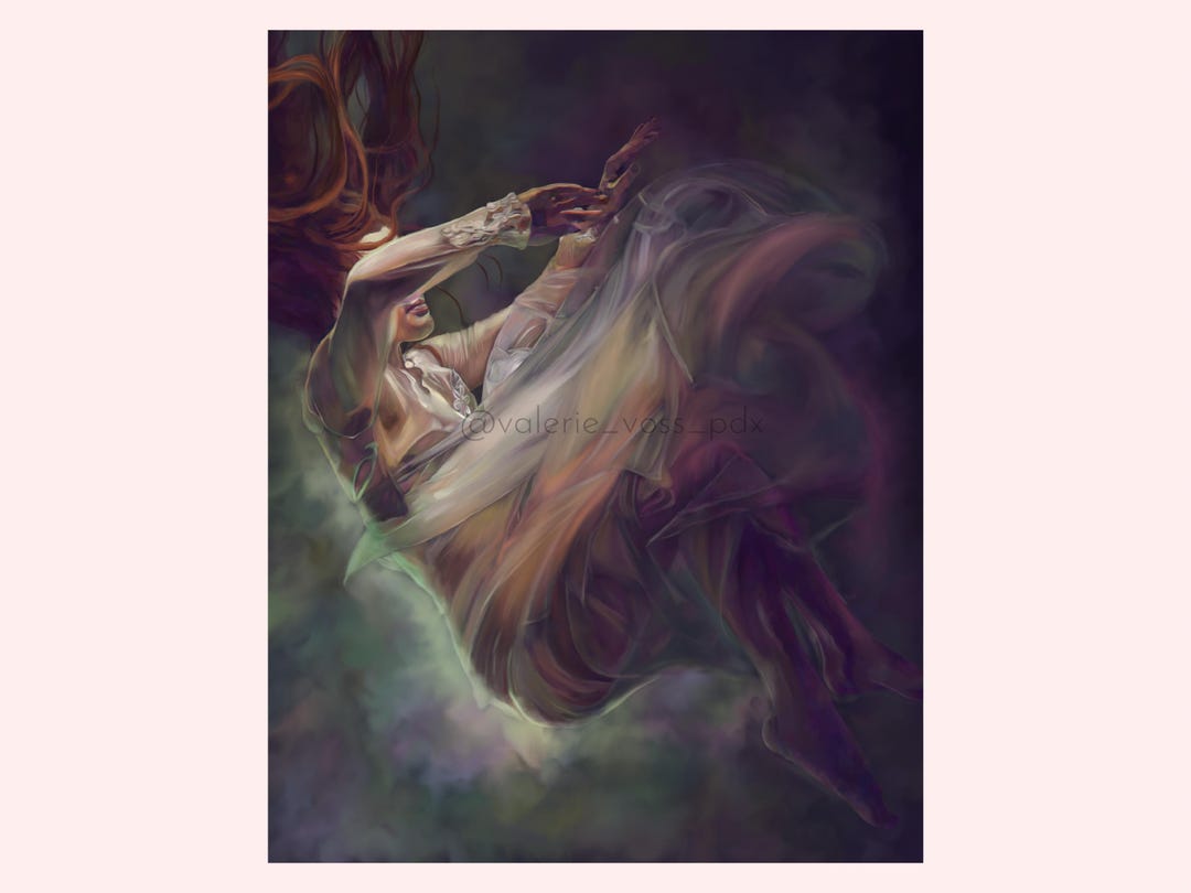Floating Rabbit Hole Free Floating Art Print - Down the Rabbit Hole, Whimsigoth Decor ...