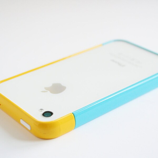 iPhone 4, 4S case - Color Block Bumper - Yellow Sky