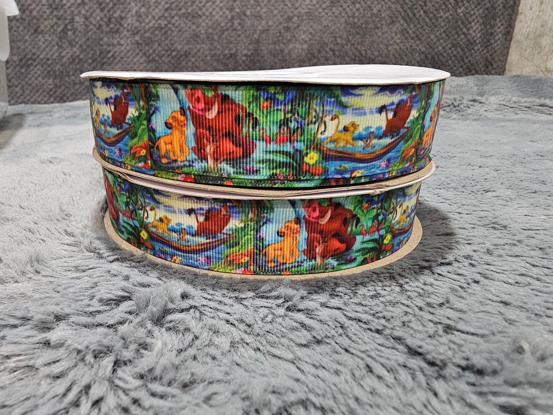 Lion King Ribbon Disney Ribbon Simba and Nala Ribbon Lion Etsy
