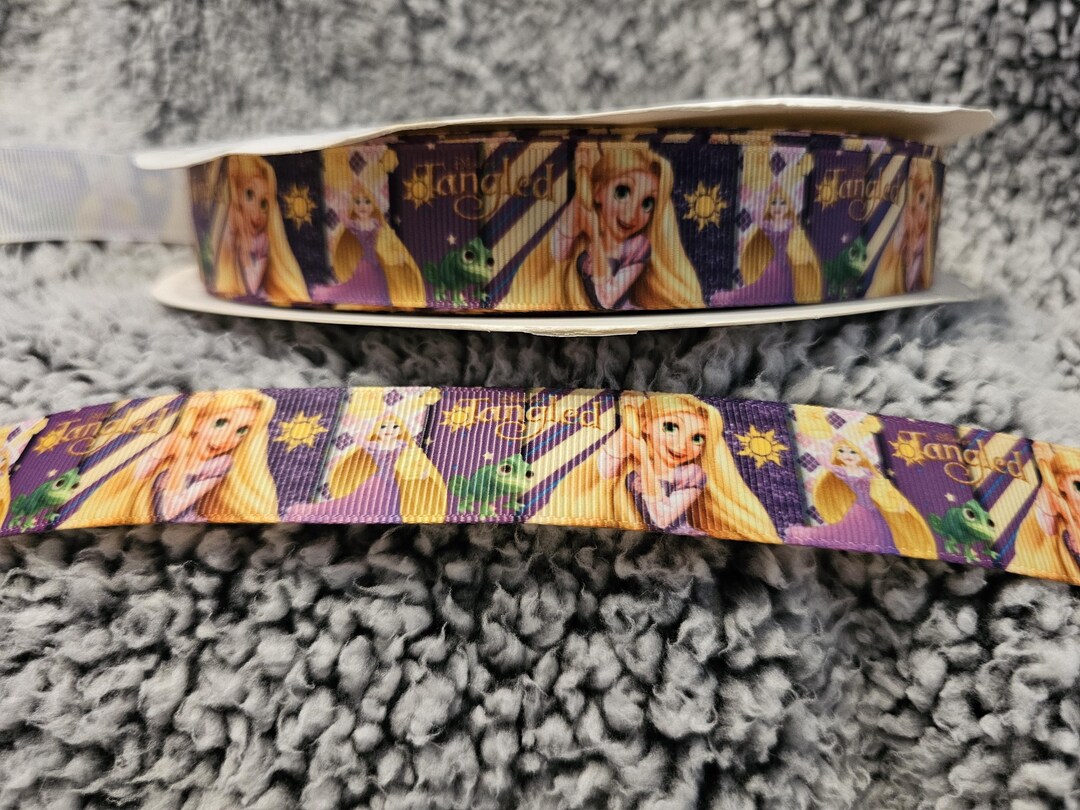 Tangled Ribbpm Rapunzel Ribbon. Tangled Ribbon. Disney Princess Inspired Ribbon ...