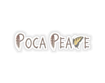 Pegatina con el logo de PocaPeace