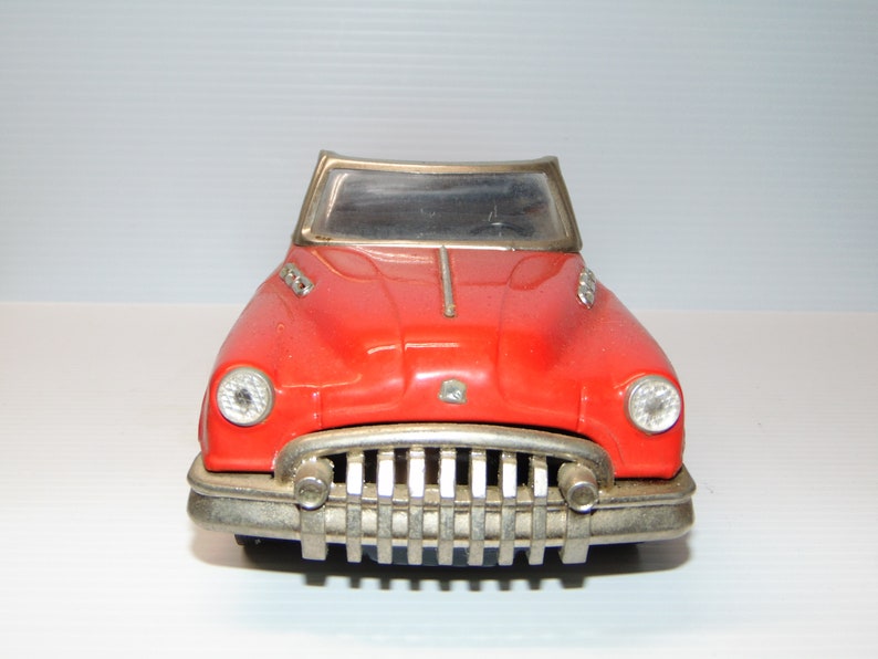 Vintage Tin Friction Drive 1953 Buick Toy Car
