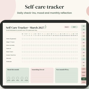2027 Digital Planner, Hyperlinked PDF with Budget and Habit Tracker imagen 9