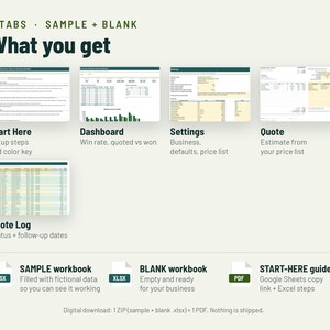 Lawn Care Estimate Template | Landscaping Estimate Form, Per Sq Ft Pricing | Google Sheets + Excel image 5