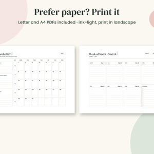 2027 Digital Planner, Hyperlinked PDF with Budget and Habit Tracker imagen 10