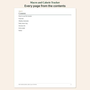 Macro and Calorie Tracker | Meal Planner and Grocery List image 8