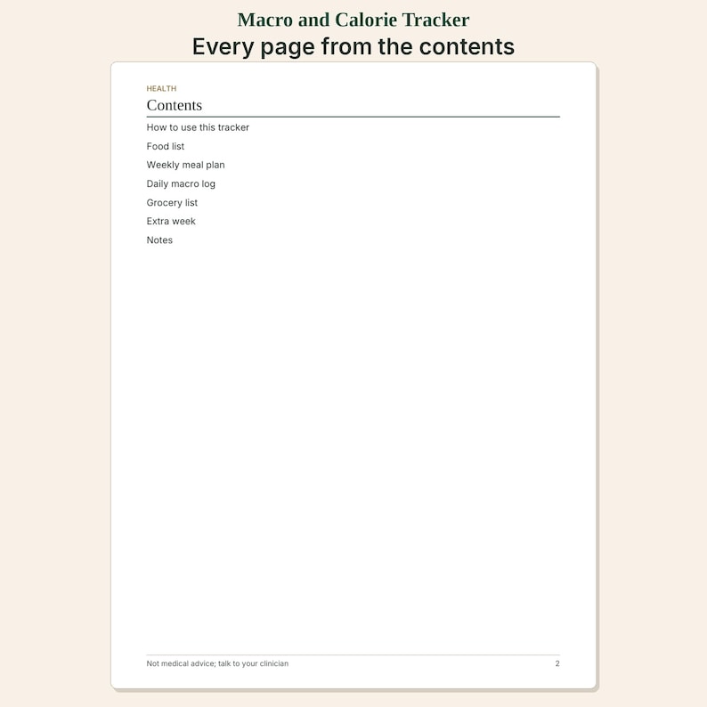 Macro and Calorie Tracker | Meal Planner and Grocery List image 8