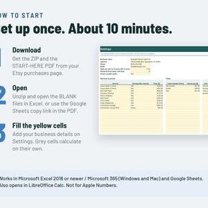 Pressure Washing Business Start Up Kit | Soft Wash Pricing Calculator, Estimate, Invoice | Google Sheets + Excel image 6