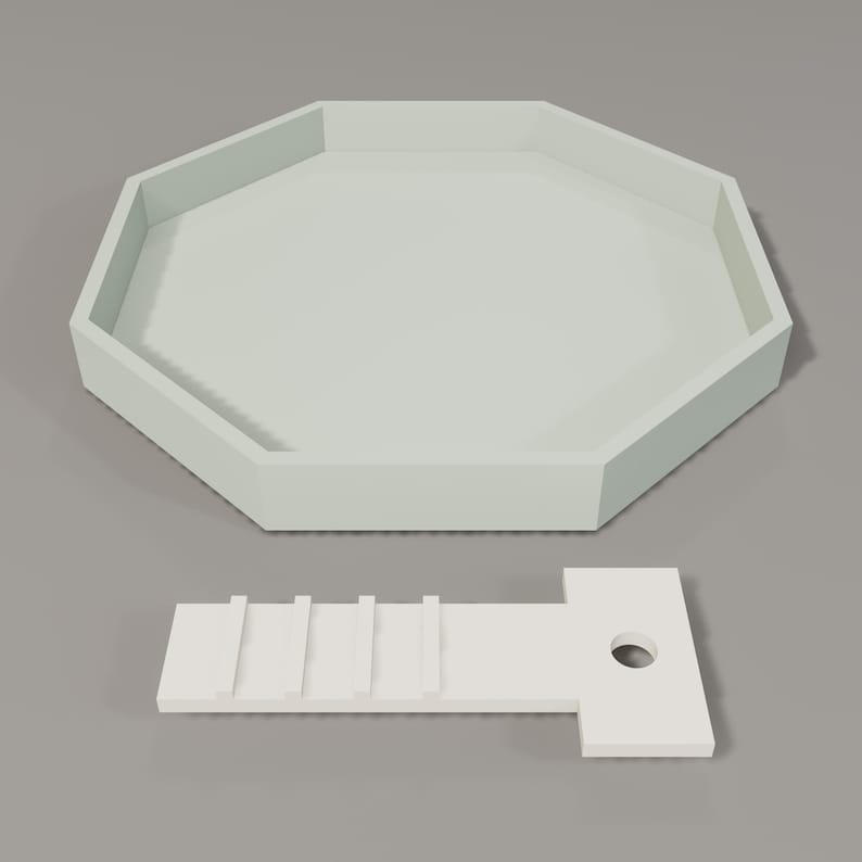 Pylonwell Trio Geometric Self-Watering Planter Set STEP, STL and 3MF Files image 7