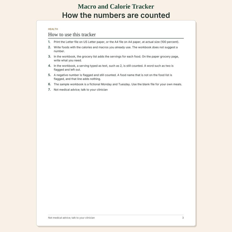 Macro and Calorie Tracker | Meal Planner and Grocery List image 7