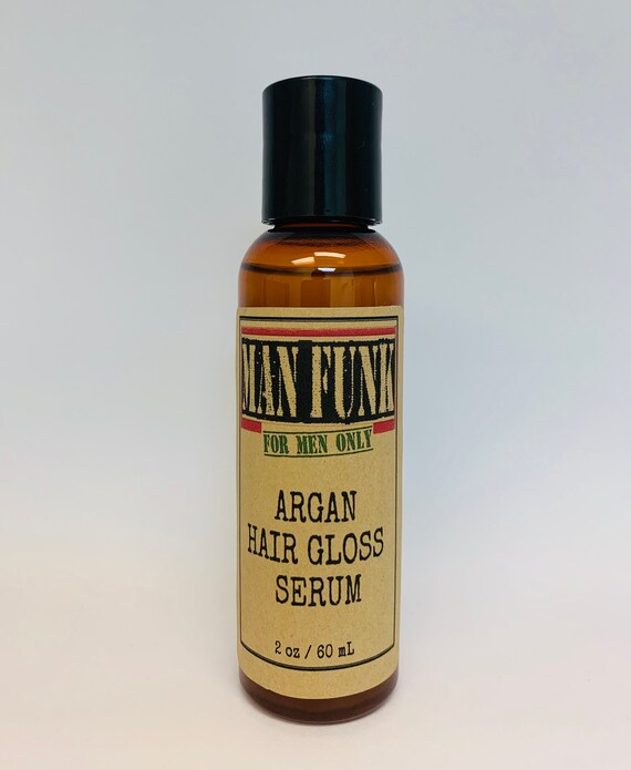 Man Funk Argan Hair Shine Serum 2 Oz 60 Ml Etsy