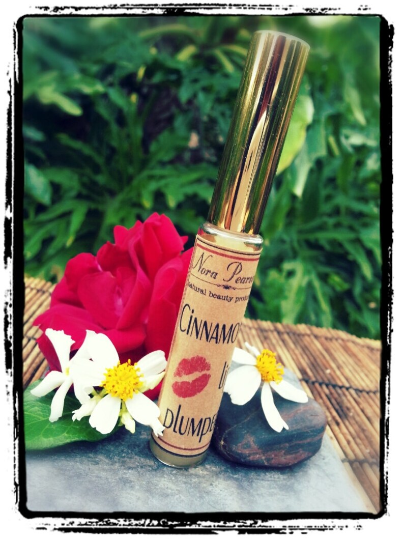 All Natural Cinnamon Lip Plumper with Hyaluronic Acid Etsy