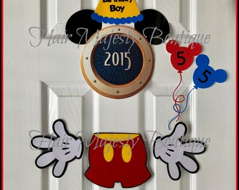 Birthday Mickey Mouse Body Part Magnet For Cruise Door